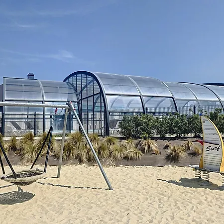 Semesterbostad Mobil-Home Confort 6 Pers, 3 Chambres, 2 Sdb, Proche Plage, Piscine, Fitness, Commerces A Jullouville - Fr-1-361A-80